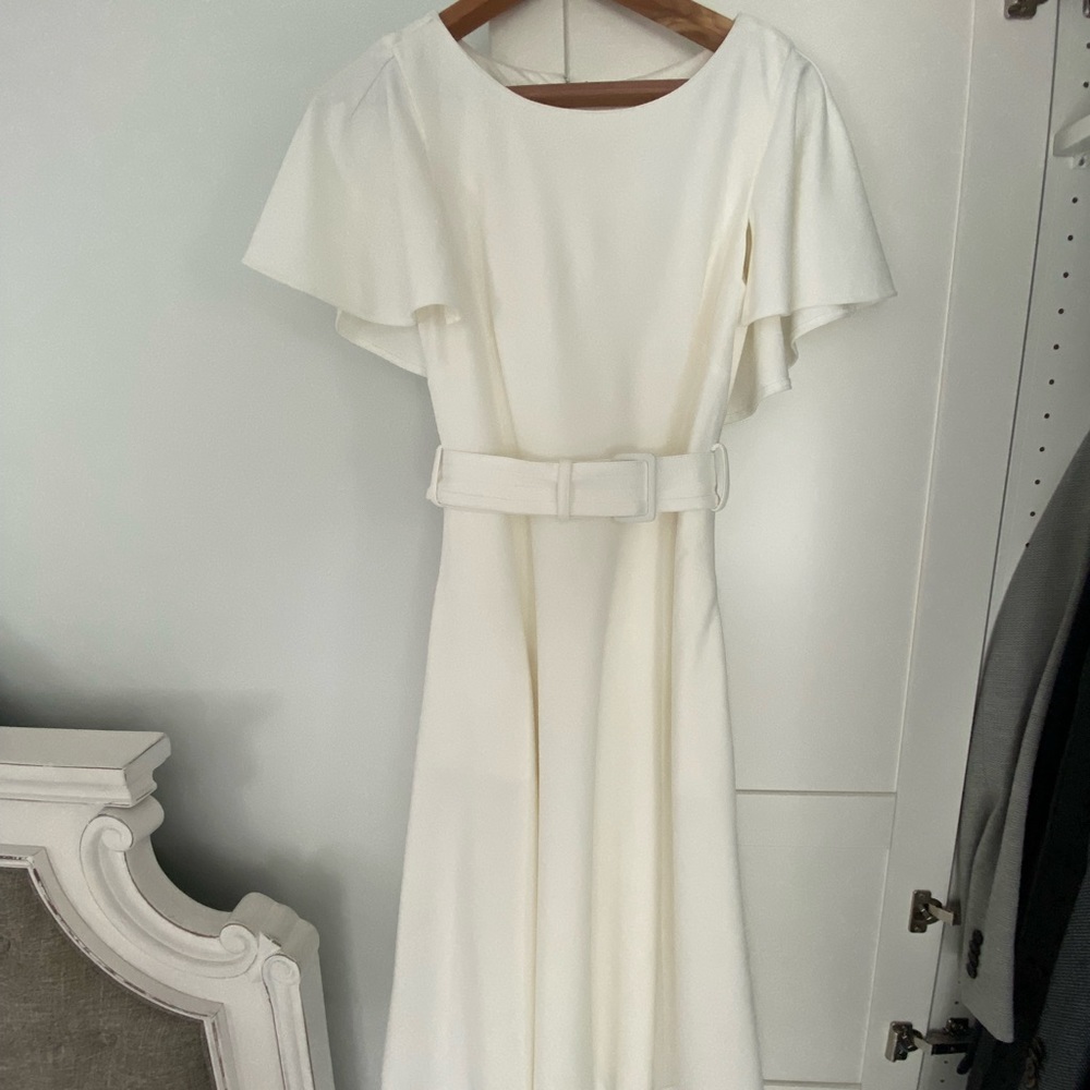 Calvin Klein A-line dress, Off-white, size 4